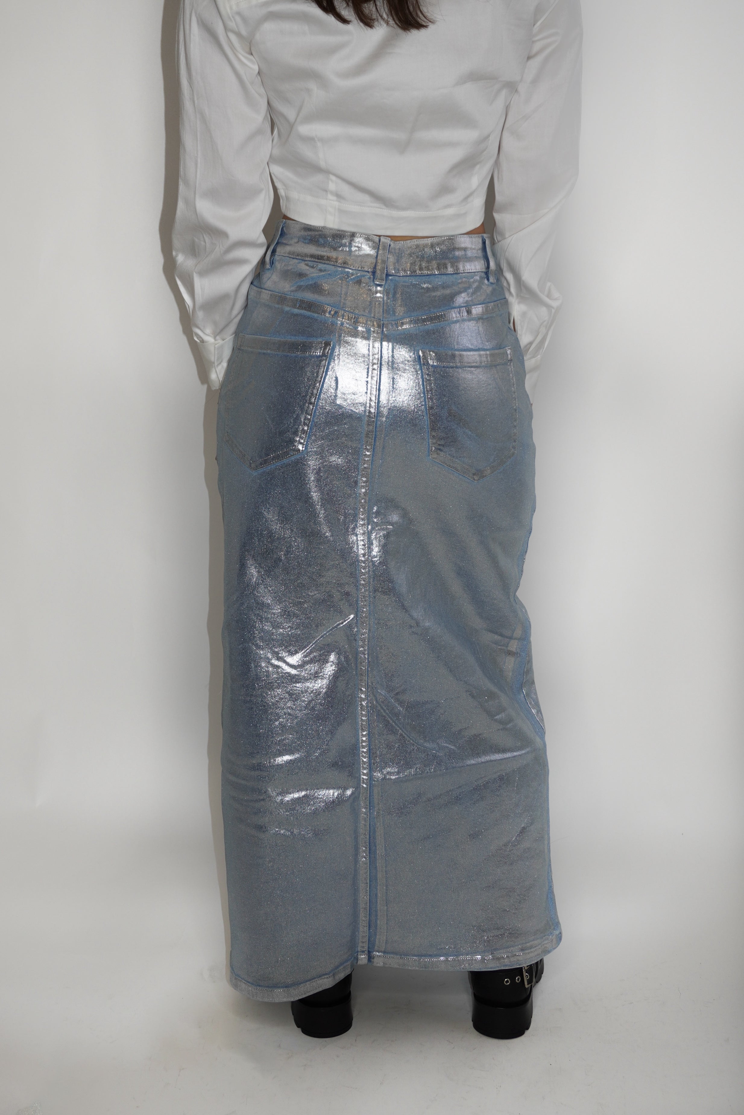 JANIS SKIRT - SILVER