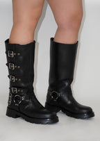 ELAINA BLACK |leather|