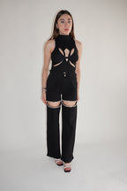 MEDUSSA TOP BLACK