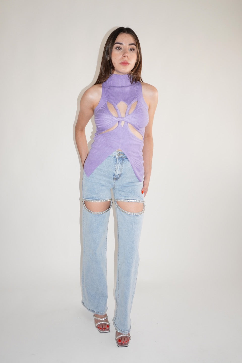 MEDUSSA TOP - LILA