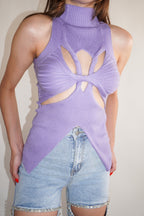 MEDUSSA TOP LILAC