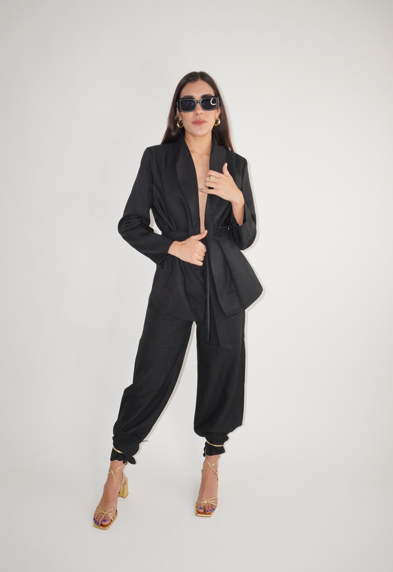 BLAZER SASTRE - BLACK