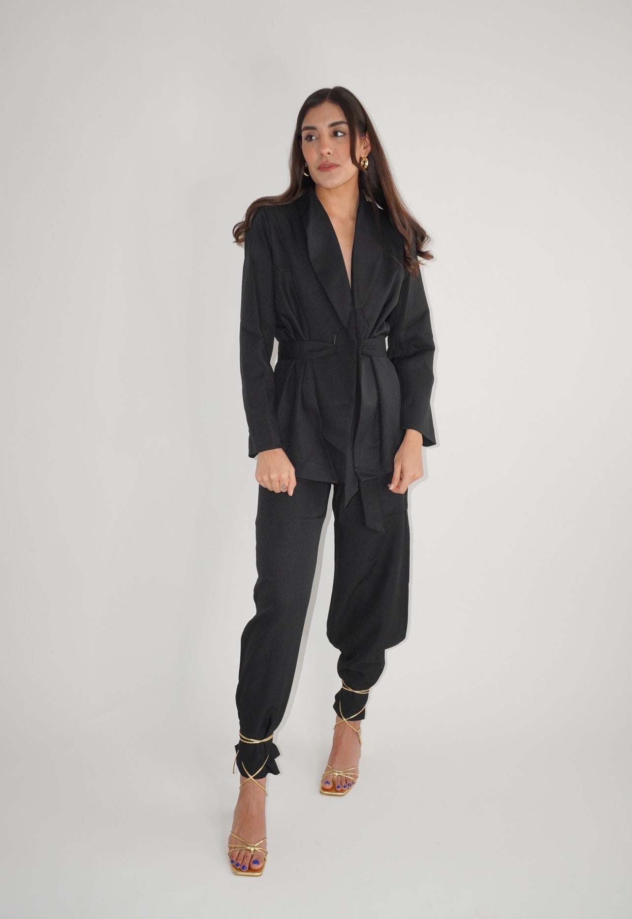 BLAZER SASTRE - BLACK