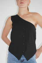 JACQUI VEST BLACK